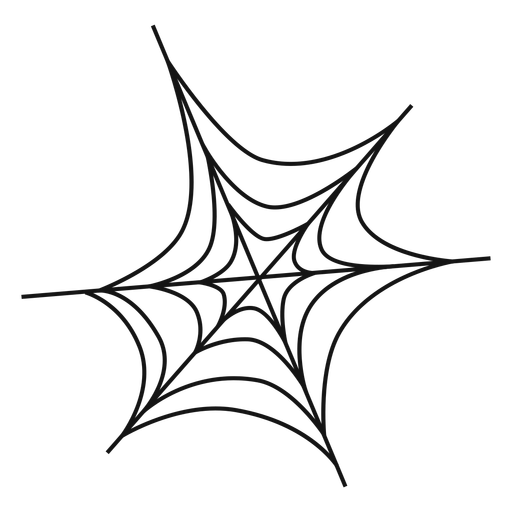 512x512 Spider Web Thin Line Icon