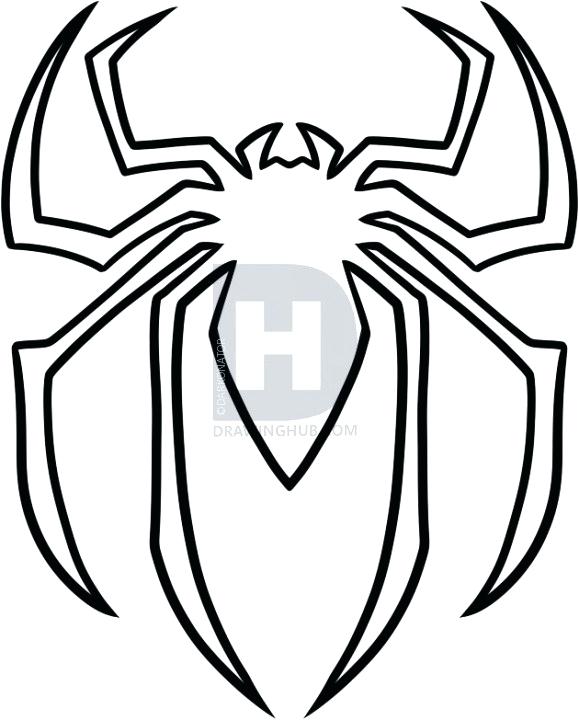 579x720 Spider Man Draw How To Draw Spider Man For Kids Easy Spiderman