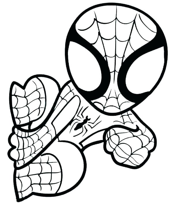 618x708 Spiderman Mask Coloring