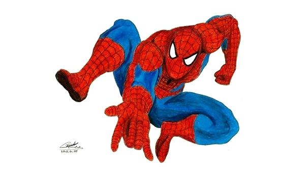 600x350 How To Draw Spiderman Characters How To Draw Spider Man For Kids