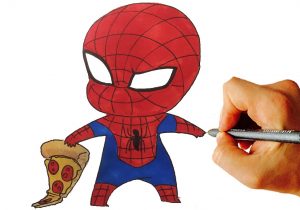 300x210 Spiderman Cartoon Drawing How To Draw Spiderman From Spider Man
