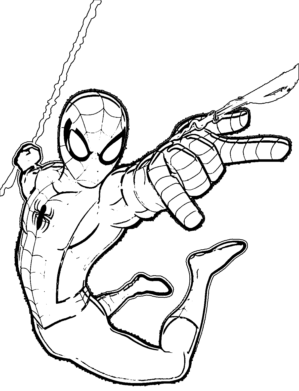 1203x1571 Spiderman Cartoon Hd Spider Man Coloring