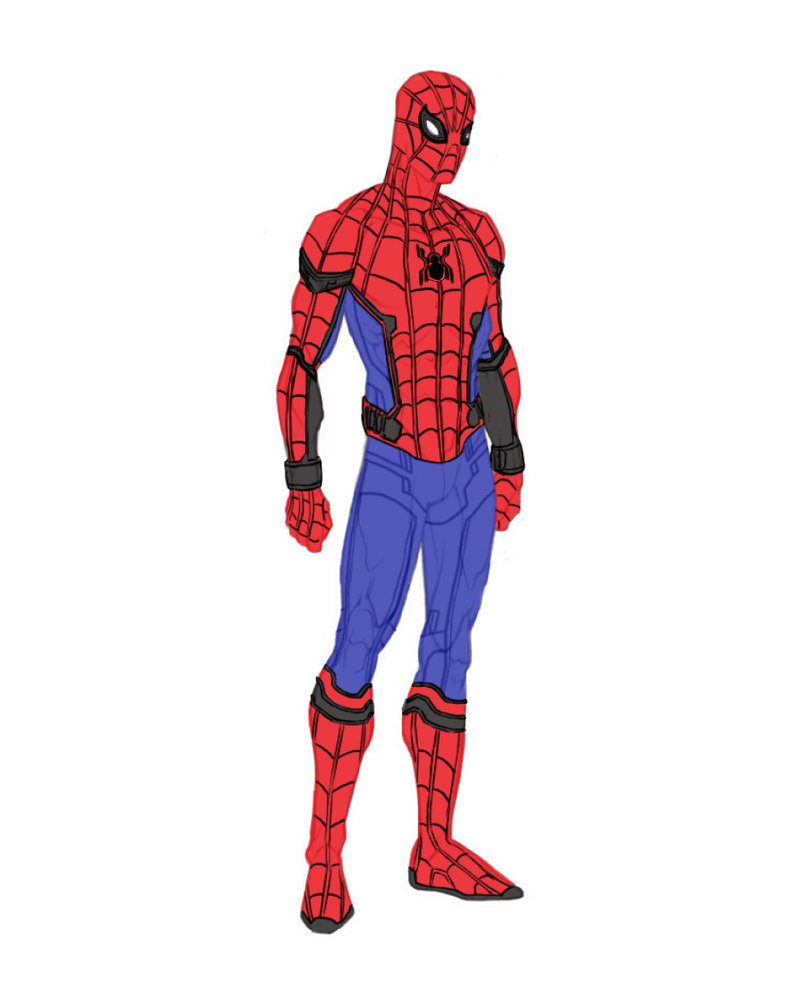 804x994 Civil War Spiderman