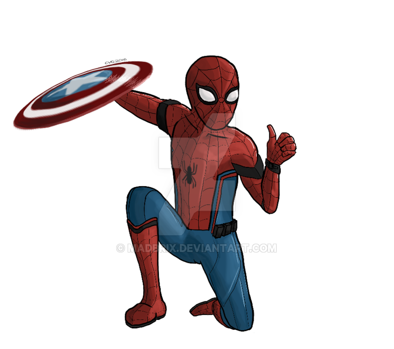 800x709 Civil War Spiderman