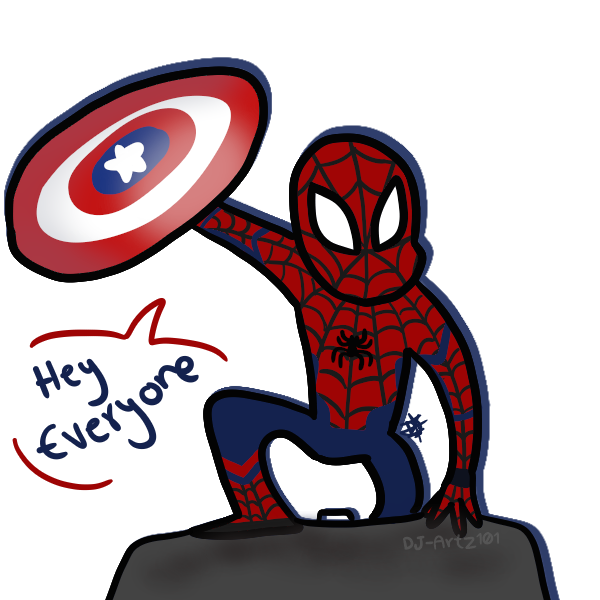 600x600 Collection Of Free Drawing Spiderman Civil War Download On Ui Ex
