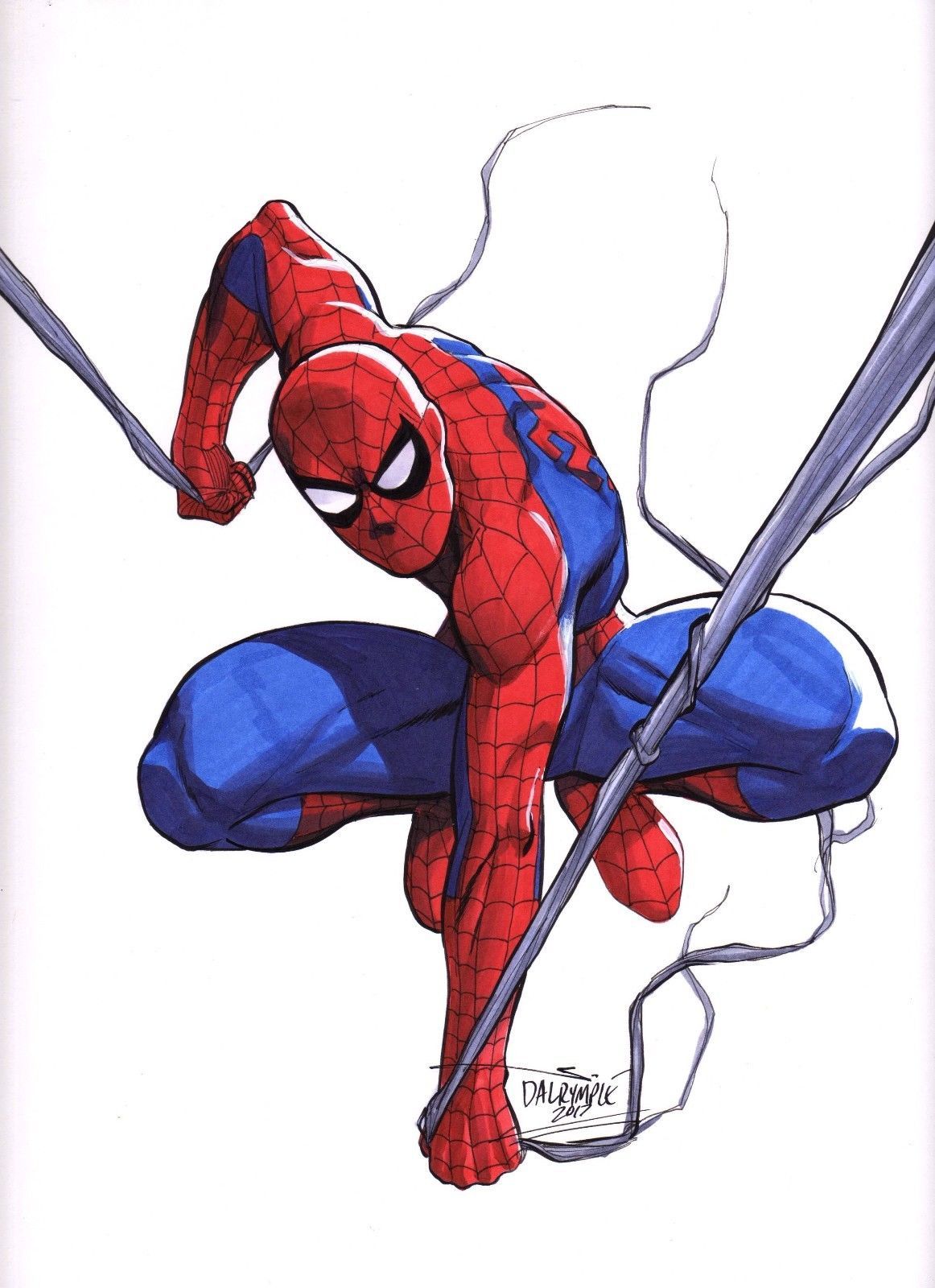 Spiderman Comic Drawing | Free download on ClipArtMag