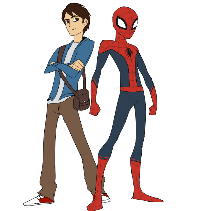 682x720 Spiderman Costume Clipart