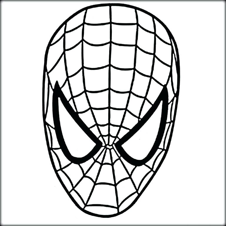 768x768 Mask Drawing At Free For Personal Use Real Superhero Mask Color