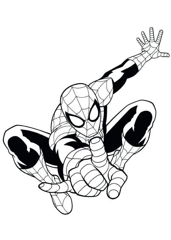 565x792 Ultimate Spider Man Coloring Pages Iron Spiderman