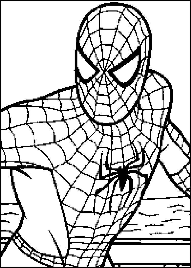 750x1050 Spiderman Coloring Book Pages With Disney Printable Also Animal