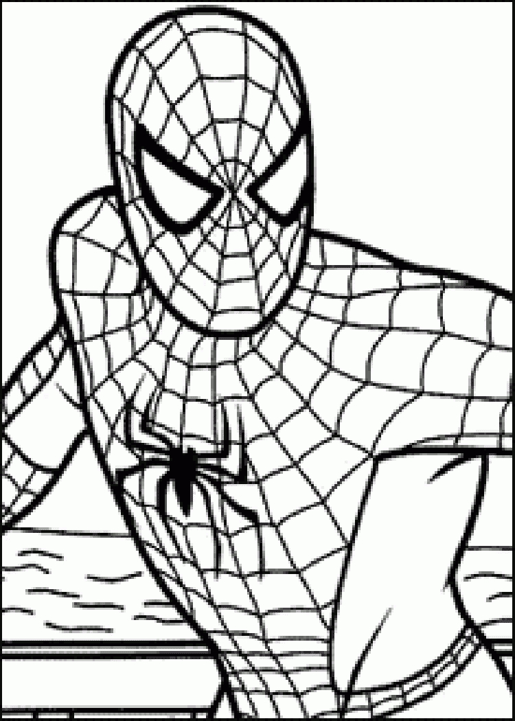 750x1050 Spiderman Coloring Book Pages With Toys Also What Color Is