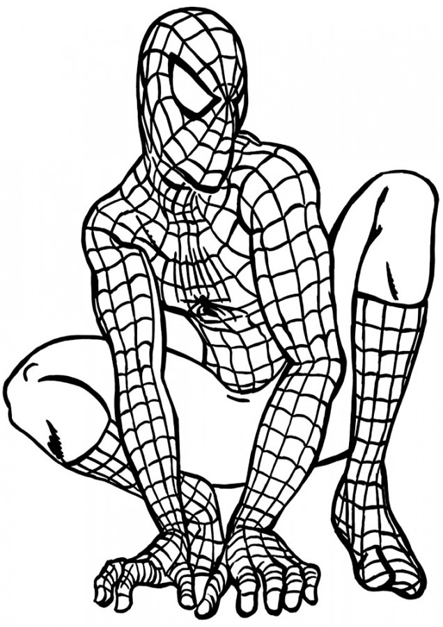 636x900 Cartoon And Superheroes Coloring Pages Disney Moana Spiderman