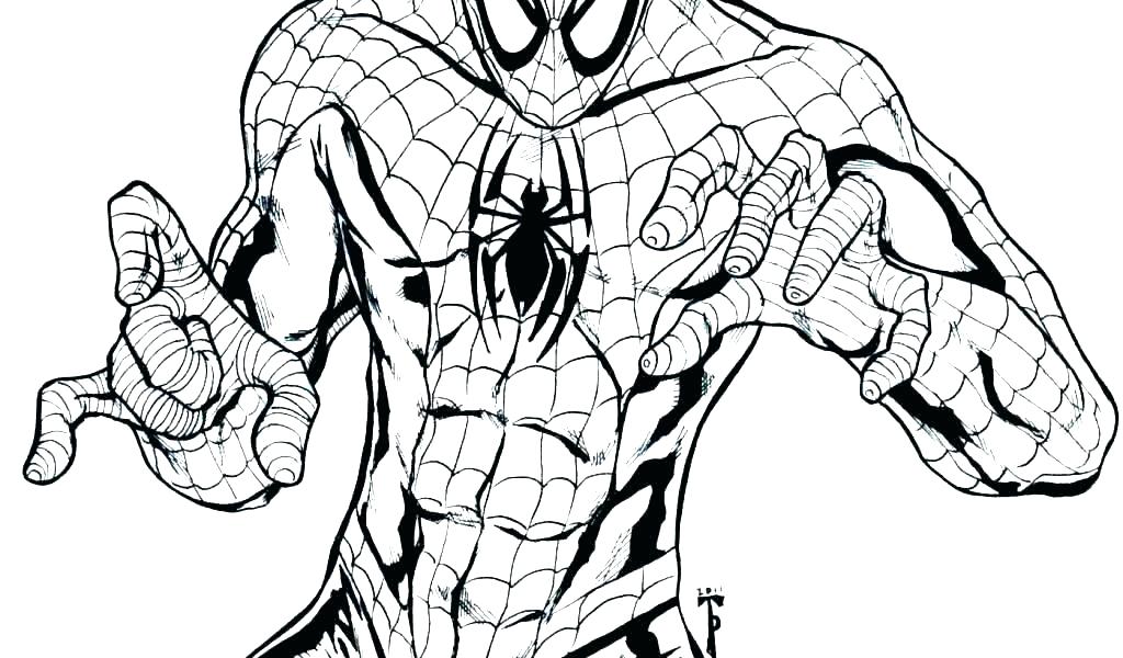 1024x600 Spiderman Coloring Pages To Print Coloring