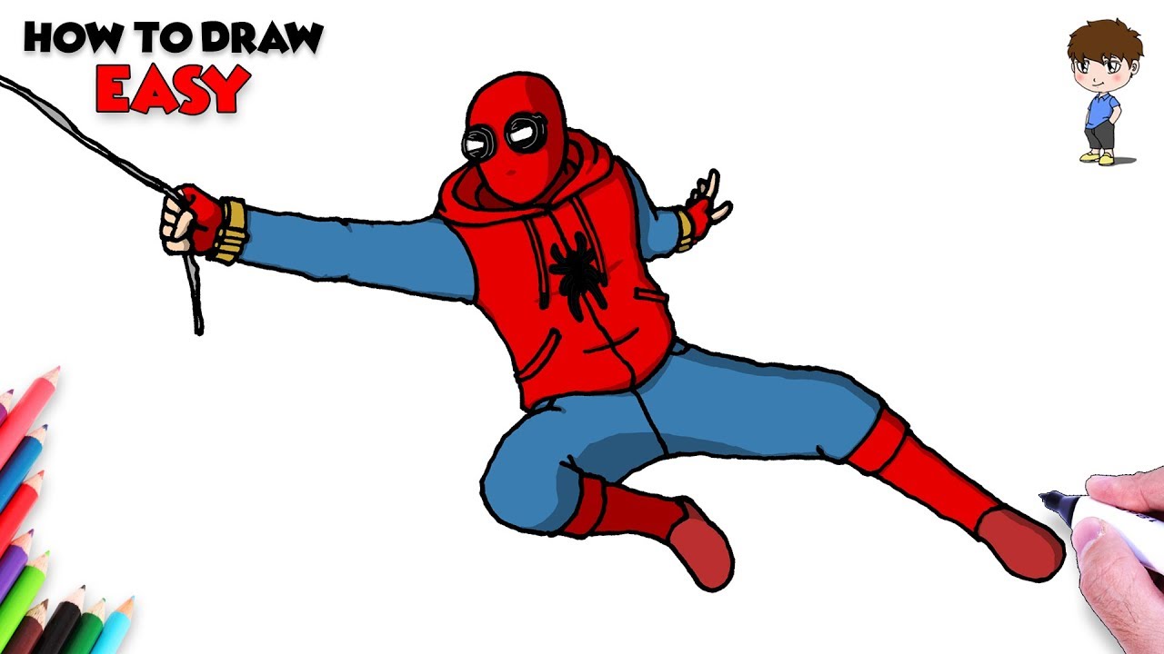 1280x720 How To Draw Spiderman