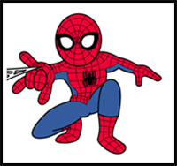 200x188 How To Draw Spiderman Comics Drawing Tutorials Drawing How