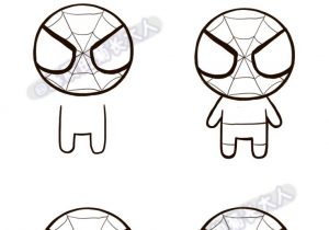 300x210 How To Draw Spiderman Step