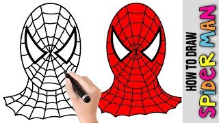 320x180 How To Draw Spiderman Face Easy