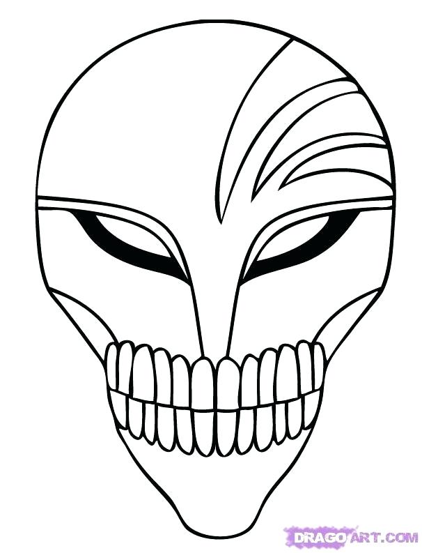 606x793 Mask Drawing Face Mask Drawing Easy