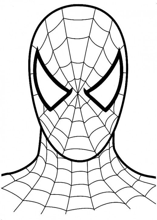 518x725 Spider Man Head Cliparts