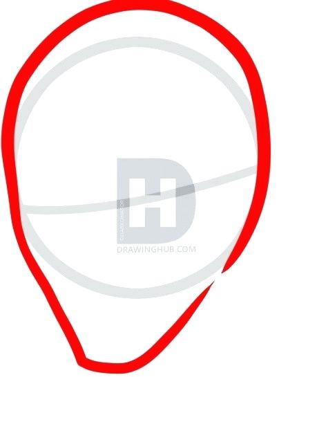 459x610 How To Draw Spiderman Face Step