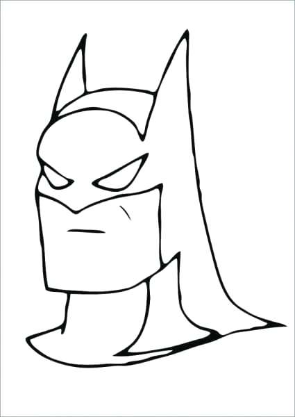 425x600 Spiderman Face Coloring