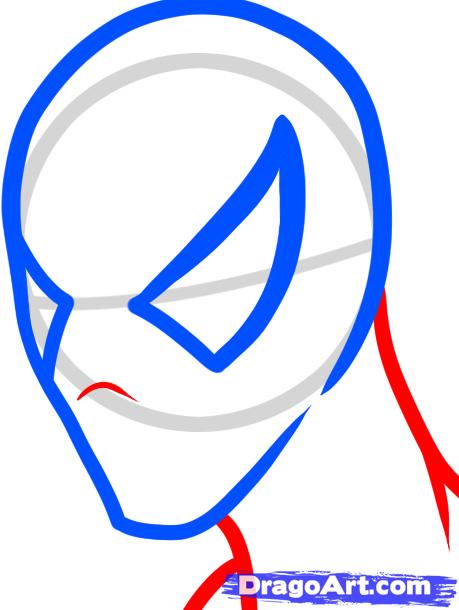 459x610 Draw Spiderman Easy, Step