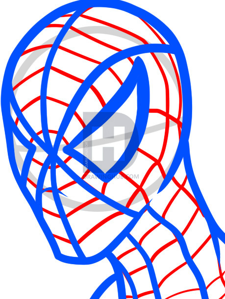 459x610 How To Draw Spiderman Easy, Step