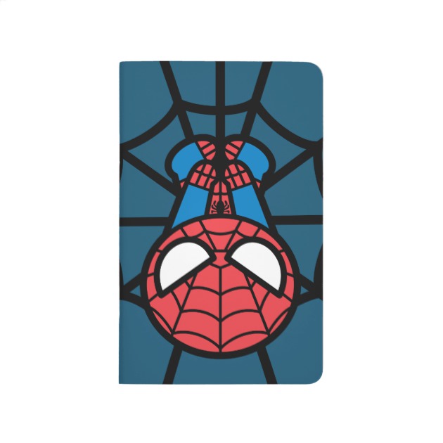 630x630 Kawaii Spider Man Hanging Upside Down Journal