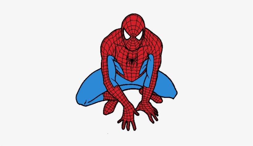 820x476 Spiderman Clipart Black And White