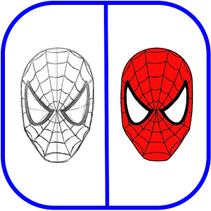 Spiderman Head Drawing | Free download on ClipArtMag