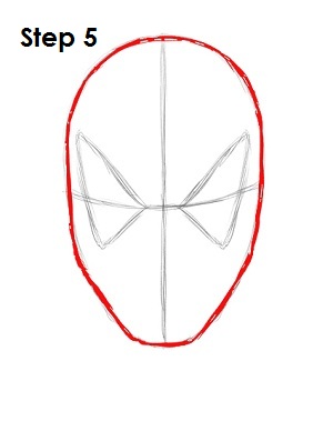 300x388 How To Draw Spider Man
