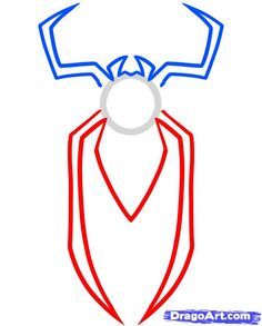 236x293 how to draw the spiderman logo, spiderman symbol step kid
