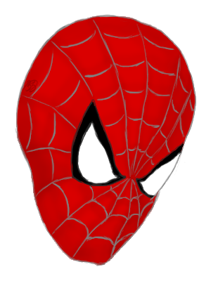 300x400 Spiderman Face Transparent Png Clipart Free Download