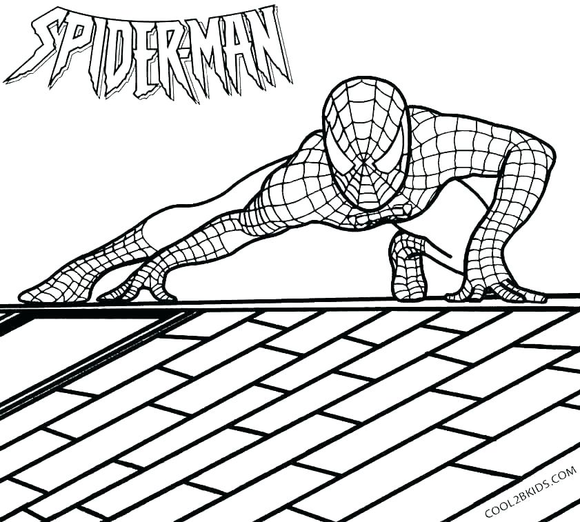 841x757 Spiderman Mask Coloring Pages