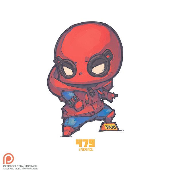 600x600 Jrpencil Chibi Marvel, Chibi, Spiderman