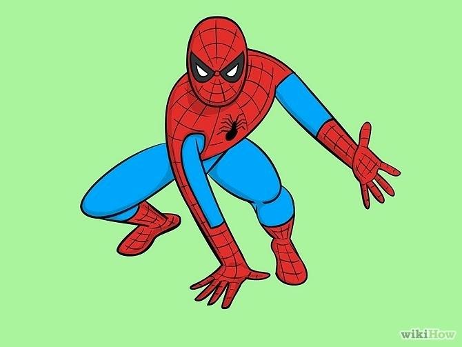 670x503 How To Draw A Easy Spider Ways To Draw Spider Man How To Draw