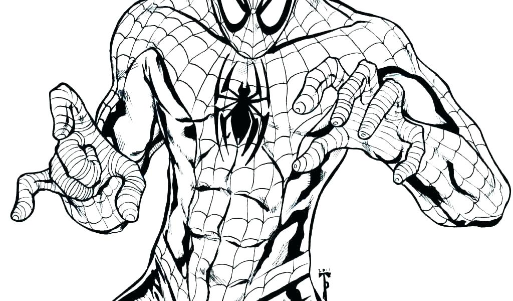 1024x600 Spider Man Coloring Coloring Of Related Post Spiderman Coloring