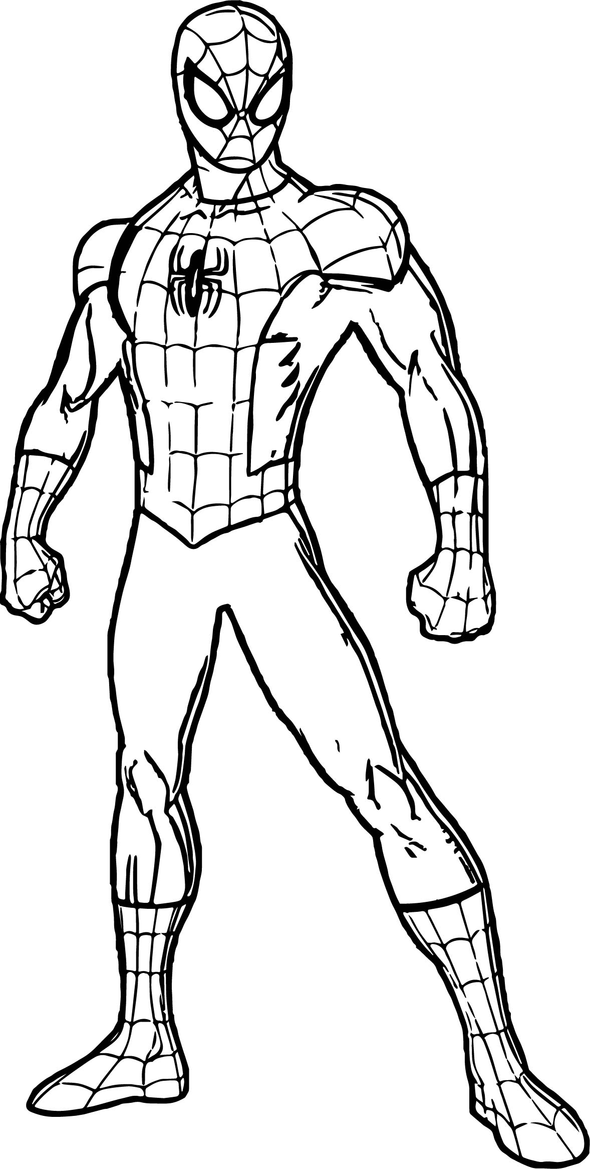 1178x2332 Spiderman Outline Drawing At Getdrawings Com Free For Personal Use