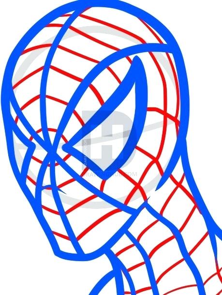 459x610 Easy Drawings Of Spiderman Drawing More Easy To Draw Spiderman