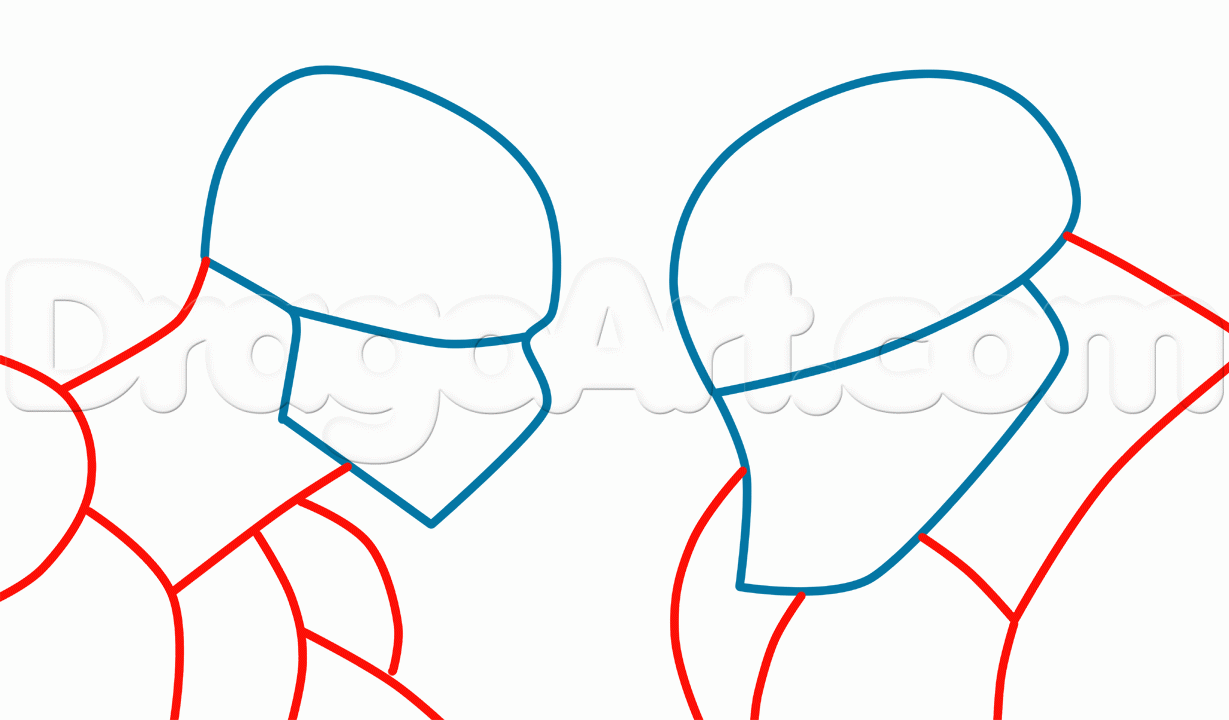 1229x720 How To Draw Spider Man Vs Venom, Step