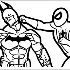 230x230 Shining Design Spiderman Color Pages Batman Vs Coloring
