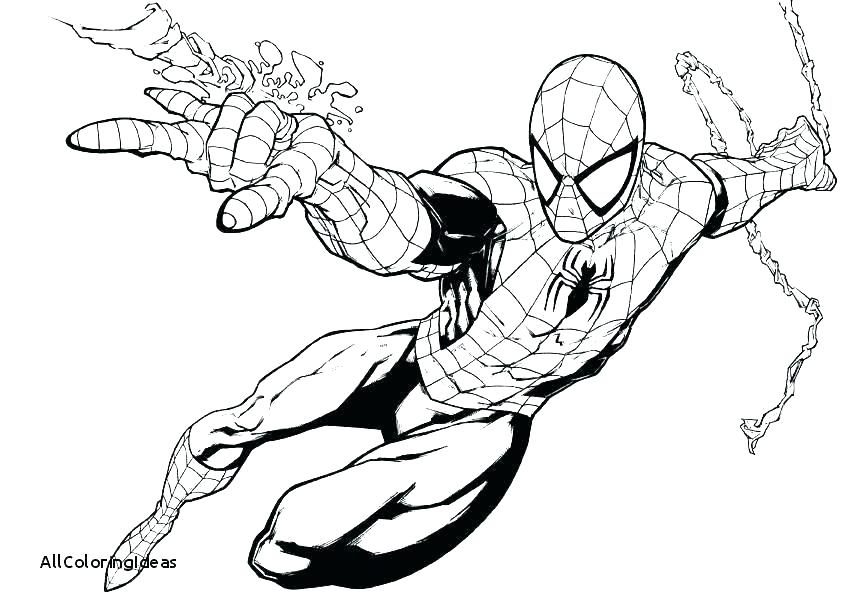 841x613 Spiderman Coloring