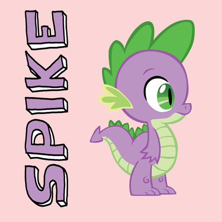 450x450 How To Draw Spike From My Little Pony With Easy Step
