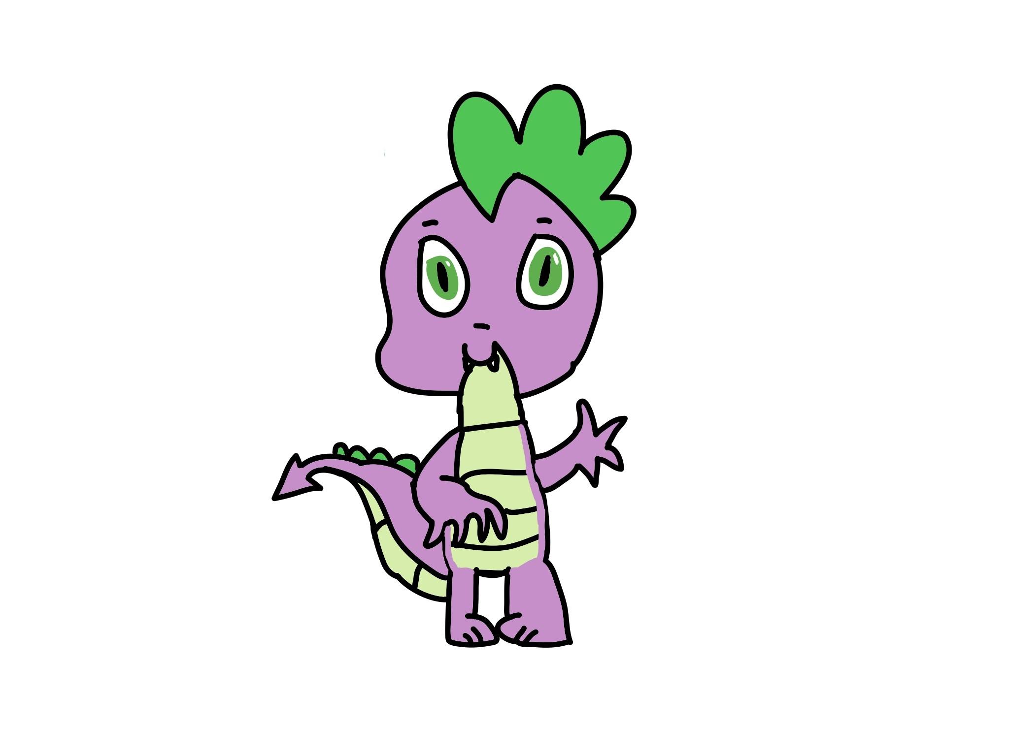 2048x1536 First Drawing Of Spike!