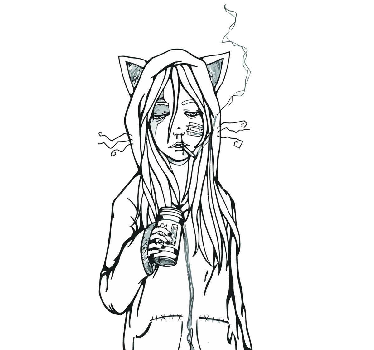 1200x1123 No Spine To Shiver, No Heart Talks Ep Skeleton Lipstick