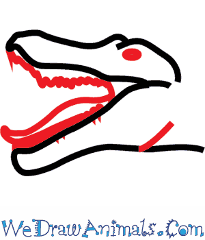 300x350 how to draw a spinosaurus