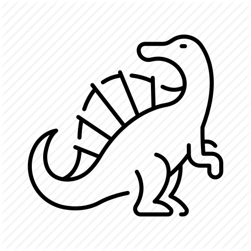 512x512 animal, dinosaur, extinct, spinosaurus, wildlife icon