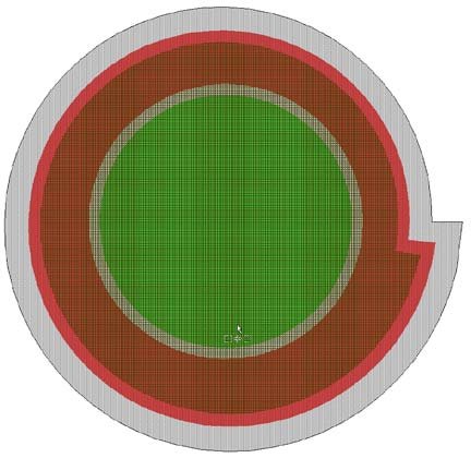 432x420 Plan View Drawing Of Spiral
