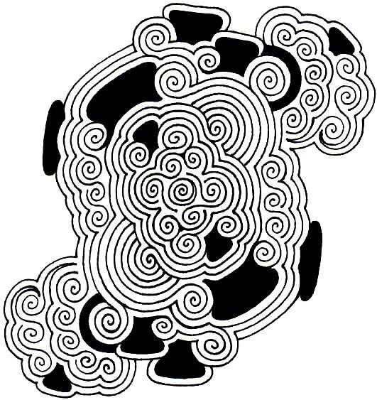 531x563 Spiral Drawing