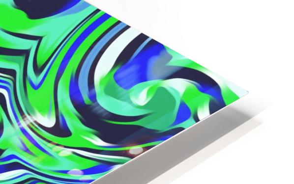 598x375 Spiral Line Drawing Abstract Pattern In Blue And Green